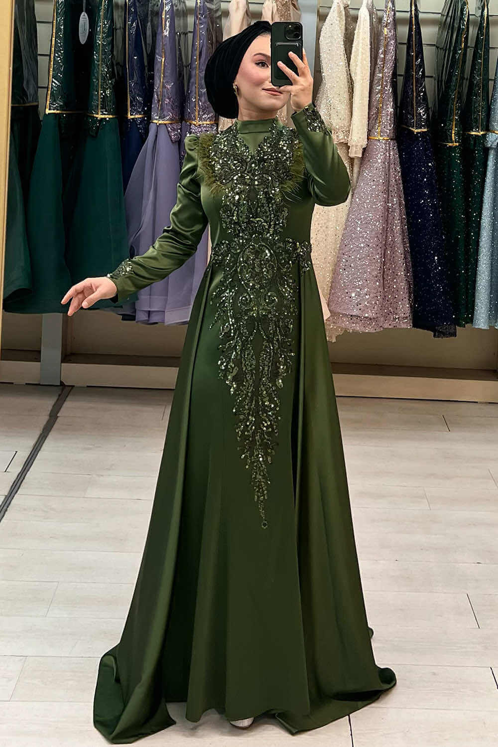Pınar Şems Kanaviçe Abiye